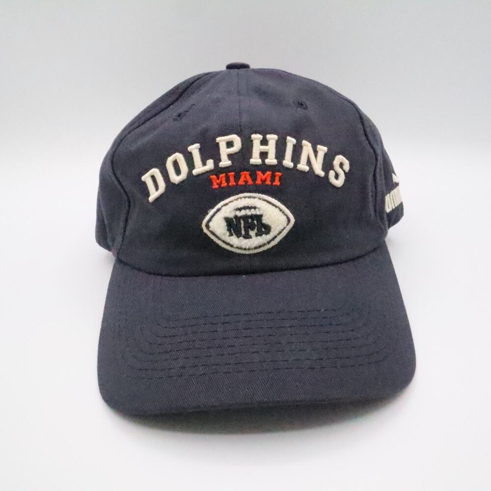 Vintage Miami Dolphins Hat Puma NFL Game Day Cap NWT a.t.a. Adjustable NFL